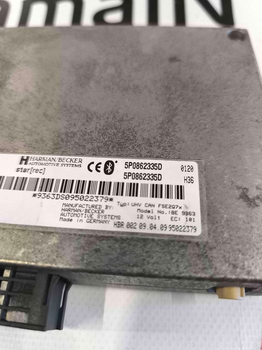 MÓDULO DO BLUETOOTH SEAT IBIZA IV 1.6 (77 kW / 105 cv) [05.2008 - 03.2012] 5P0862335D (OEM)