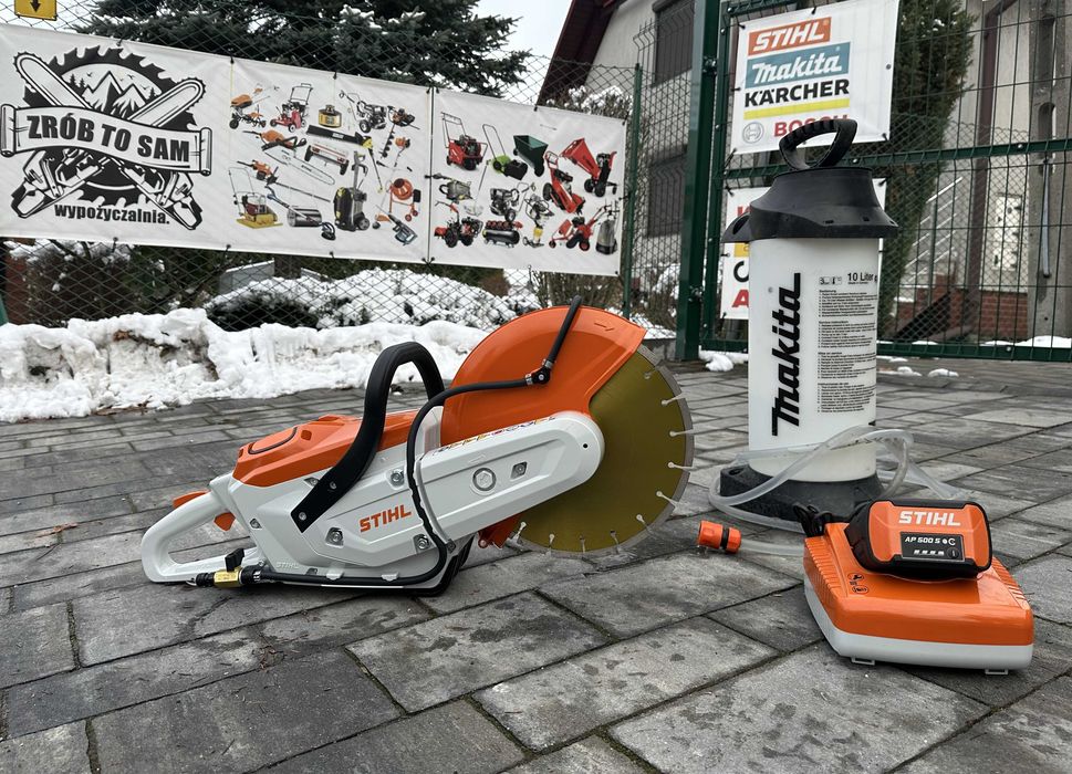 Stihl TSA 300 Przecinarka piła do betonu akumulatorowa dwie baterie wynajem