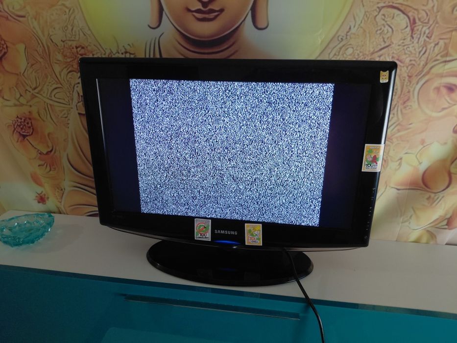 Plasma Samsung em funcionamento