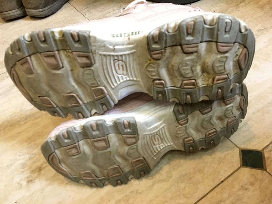 Skechers, 36, 23,5 cm, róźowe na grubej podeszwie, komfortowe