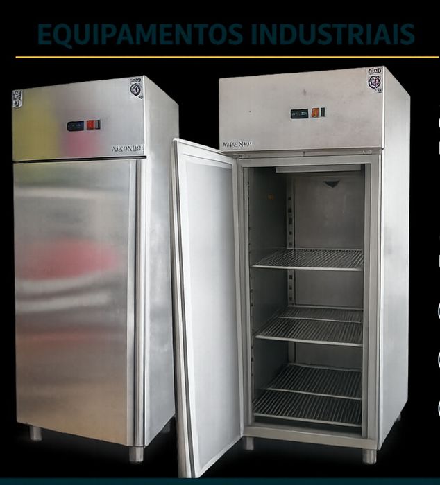 Frigorífico Industrial Vertical + Arca Congeladora Industrial | A funcionar