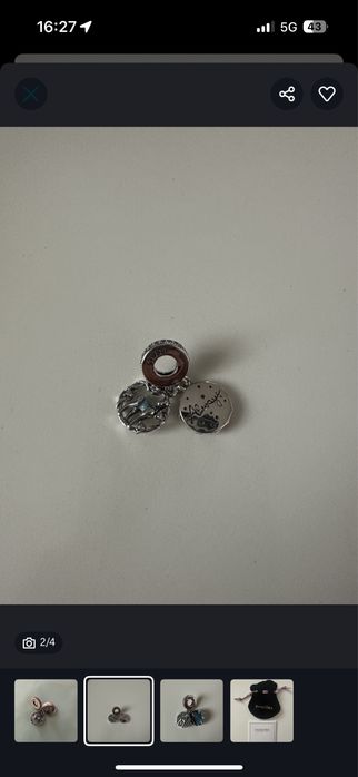 Patronus Łania charms zawieszka  do bransoletki modulowej nowa Kraków