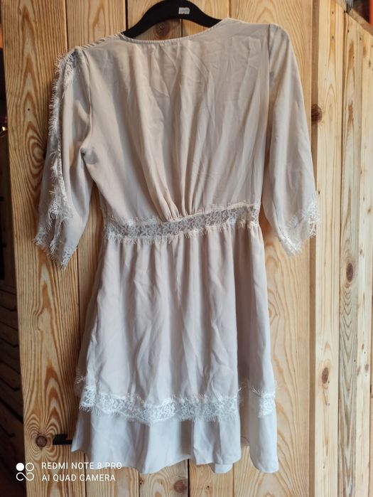 Nowa sukienka Lemonada koronka szyfon 38