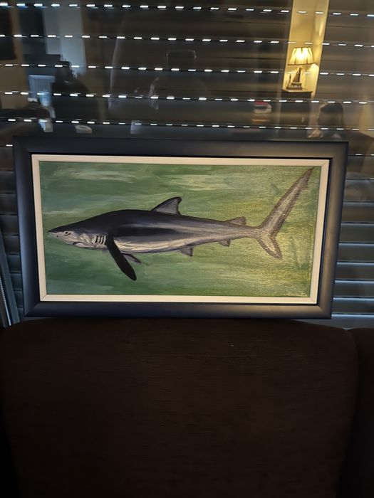 Quadro pintado a mao