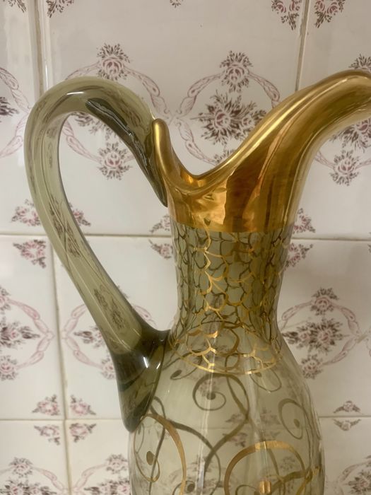 Decantador + 6 copos de vinho