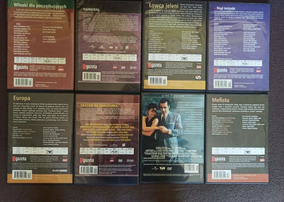 Płyty DVD filmy klasyka 8 płyt