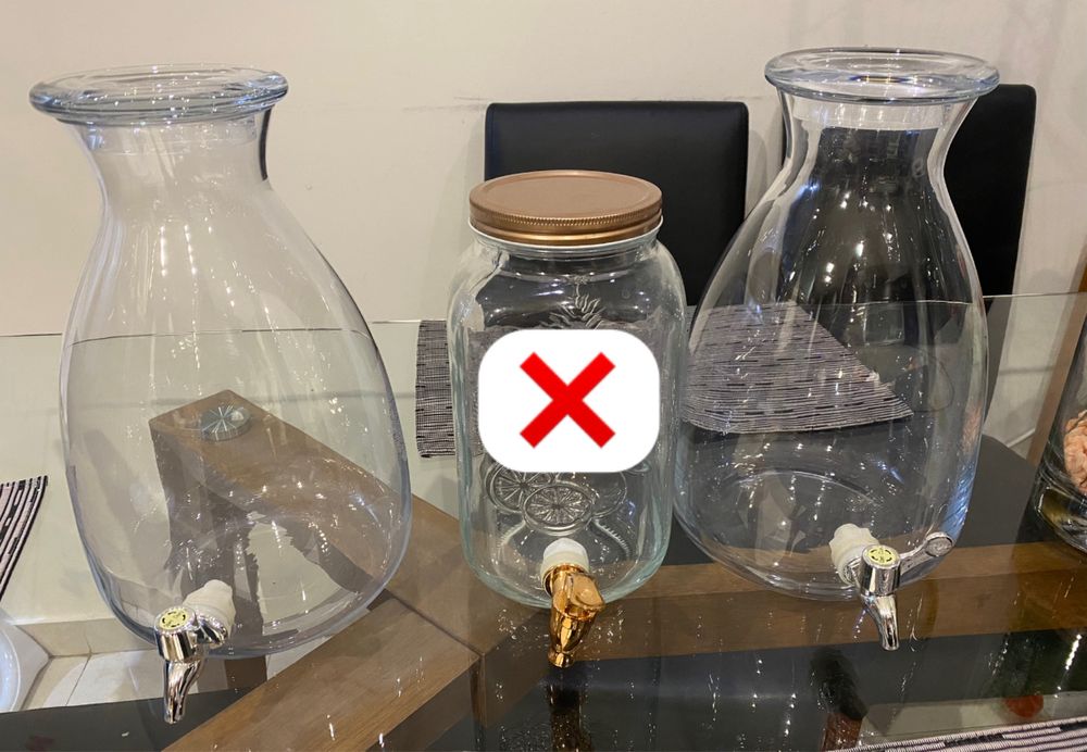 Dispenses de bebida 6,5L cada - 2 UND