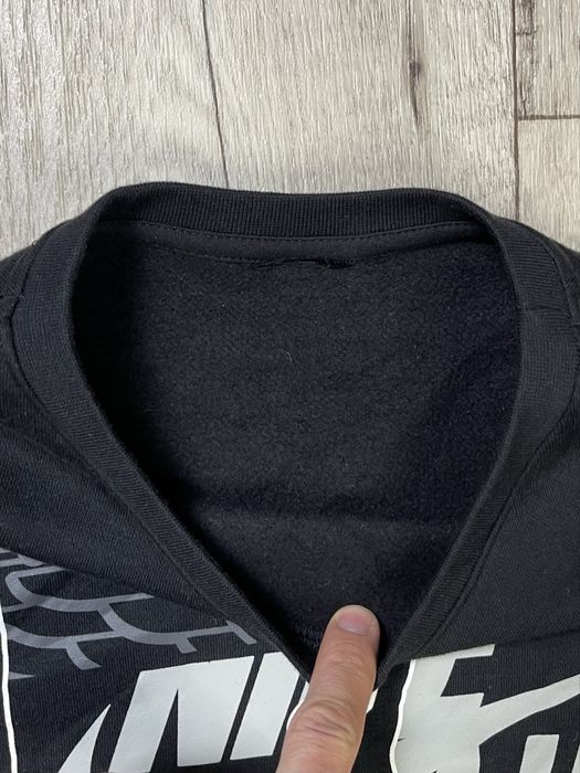 Jordan Air кофта толстовка S размер с принтом черная оригинал