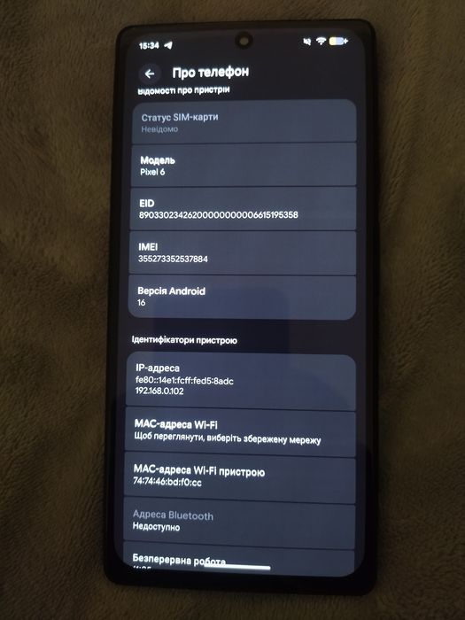 Google pixel 6 8/128