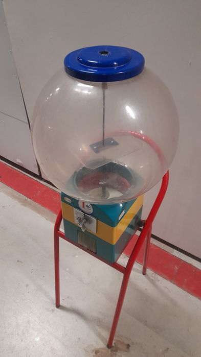 Máquina Brindes a funcionar