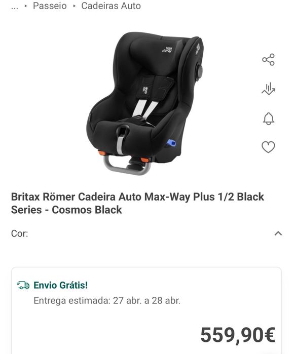 Cadeira crianca auto Britax