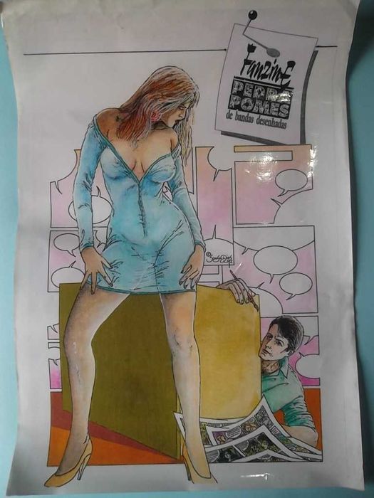 Lote de fanzines e revistas de Banda Desenhada nacionais, ver fotos.