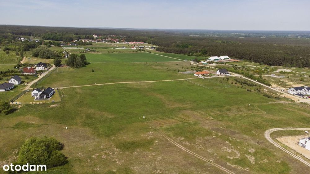 Przytok: 1275m2 pod dom. Media na działce