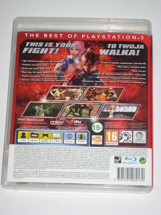 Tekken 6 PS3 Play Station 3xA! bdb! jak NOWA!