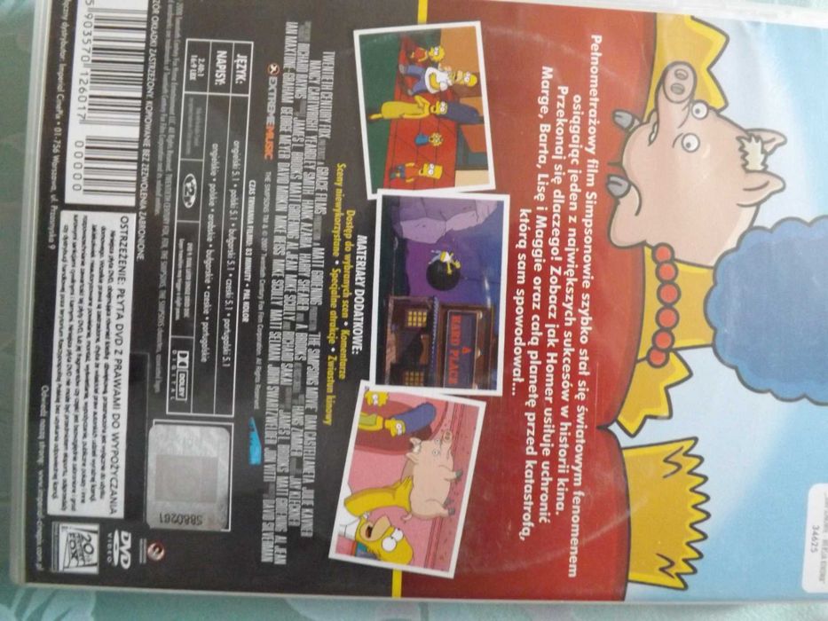 simpsonowie film dvd