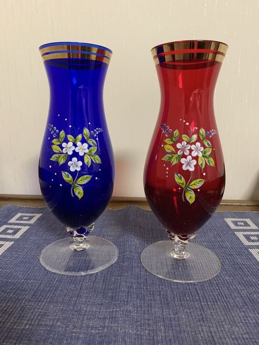Винтажные вазы Чехия 1000 грн./2шт.