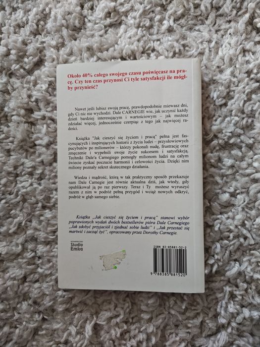 Jak cieszyć się życiem i pracą - Dale Carnegie - unikat