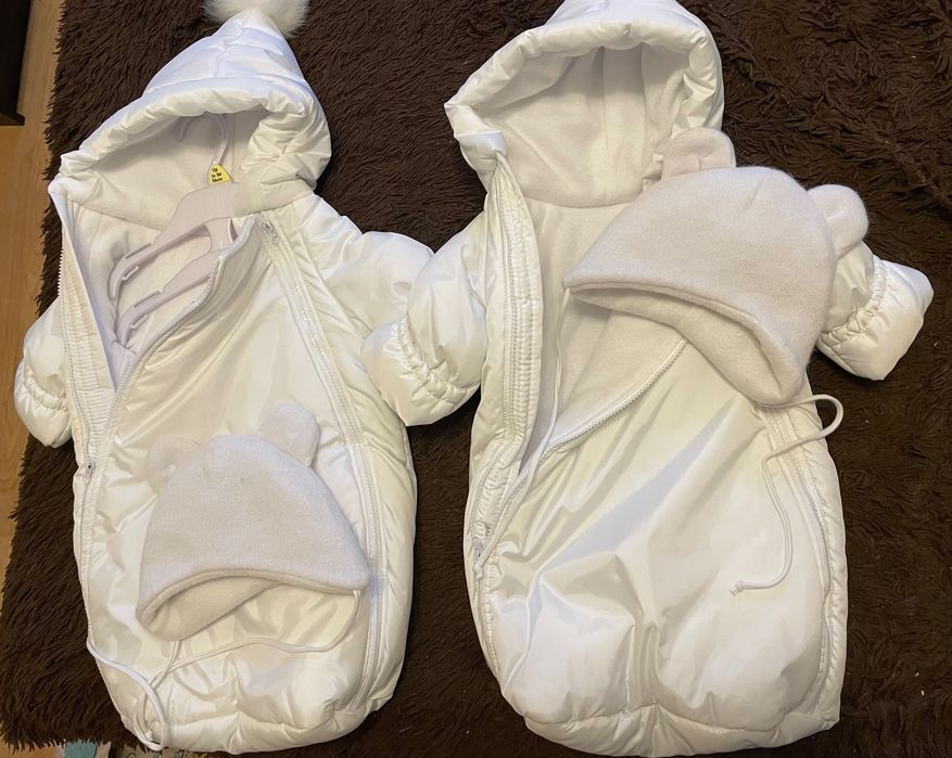 Зимний конверт для двойни