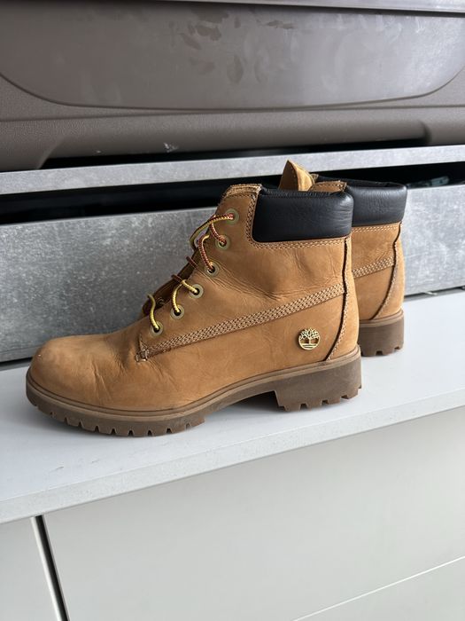 Damskie buty musztardowe Timberland