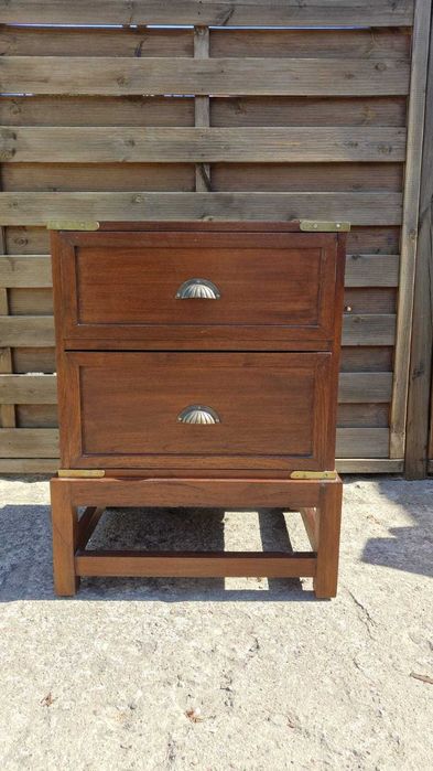 Komoda szafka nocna kolonialna drewniana unikatowa