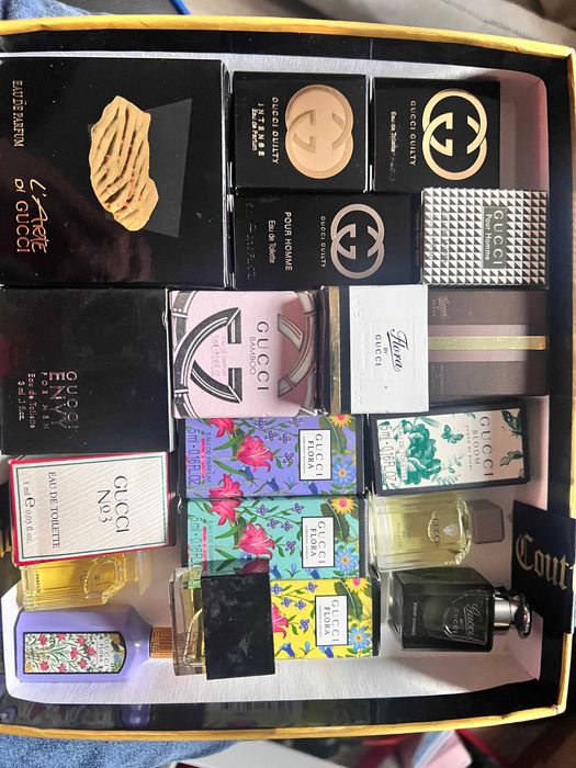 miniaturas Paco Rabanne, Gucci, Kenzo...