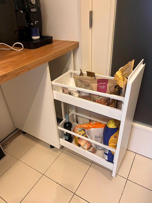 Módulos de cozinha IKEA METOD brancos + bancada carvalho – como novos
