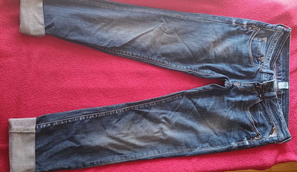 Calças de ganga Replay cintura baixa.