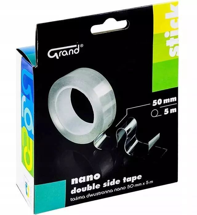 Taśma Dwustronna Nano Grand 50 Mm X 5 M X 1 Mm. Nowy Produkt