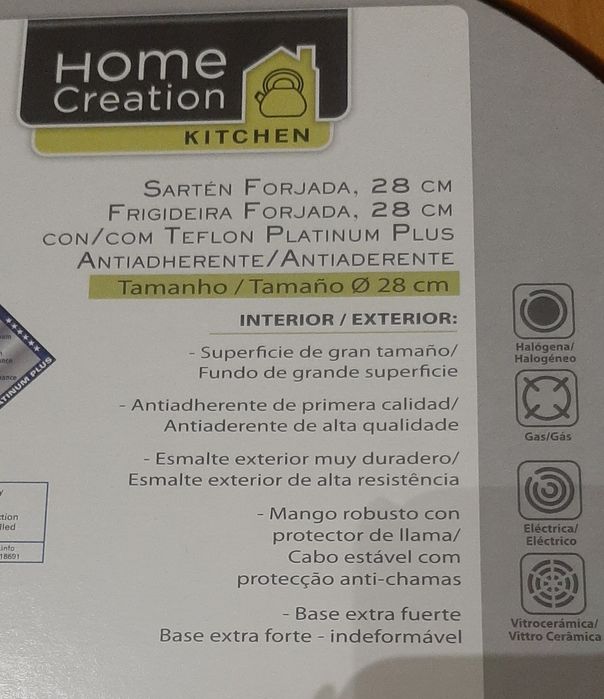 Frifideira 28cm alumínio forjado