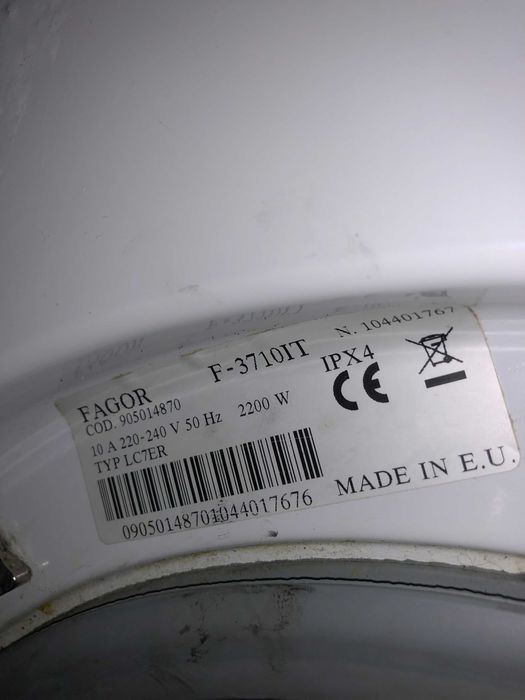 vendo maquina da roupa Fagor de 7 k