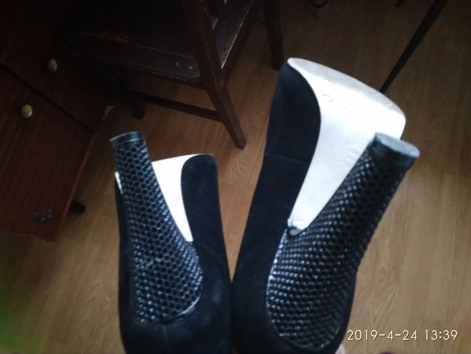 Туфлі замшеві, 37-38р.