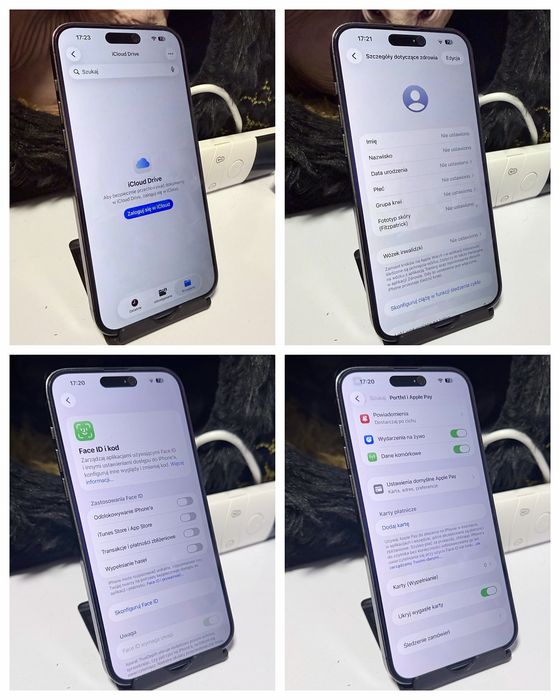 Apple iPhone 14 Pro Max | FIOLETOWY | eSIM | 256GB | 85% | BEZ BLOKAD | 13 ETUI + SZKŁA OCHRONNE