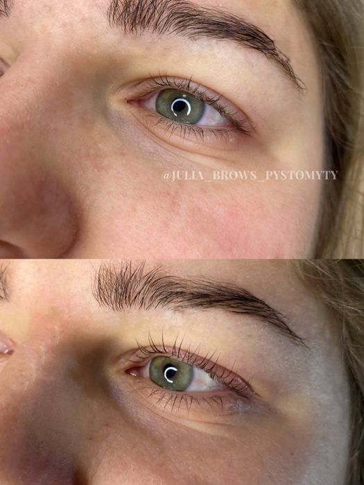 Фарбування брів/вій, ламінування вій/брів, бровист Пустомити