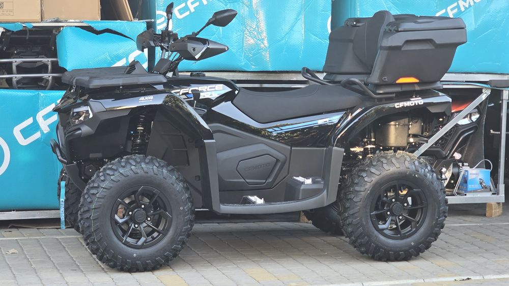 Кввдроцикл CFMOTO 520L EPS NEBULA BLACK доставка 2025"