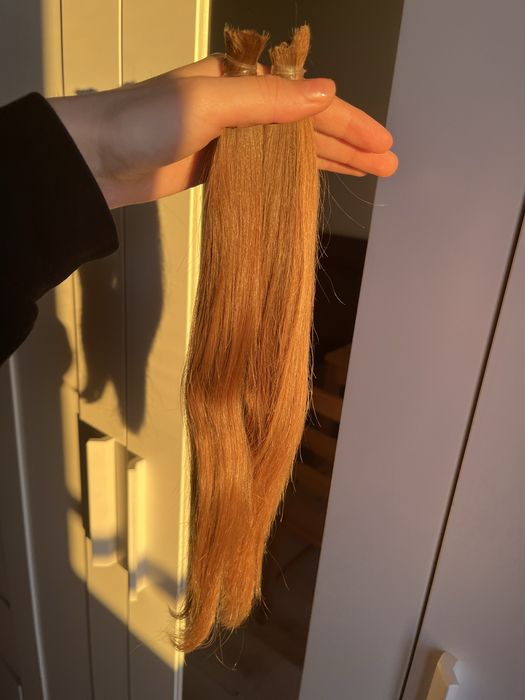 Włosy dziewicze ciemny blond
