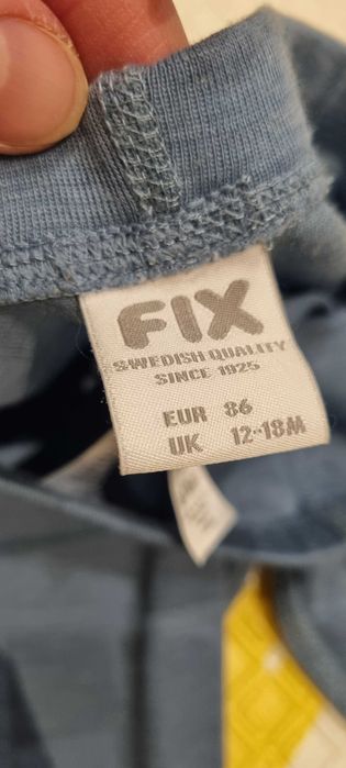 Zestaw merino 100% niebieski 86 do 92 Fix Lindex Janus