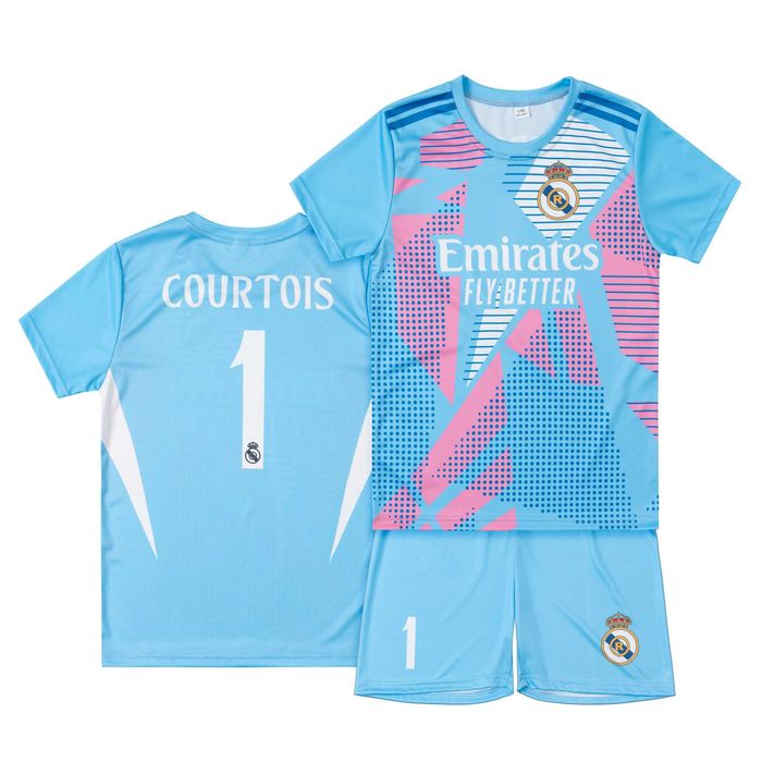 Strój piłkarski dziecięcy Real Madryt Courtois rozm. 146