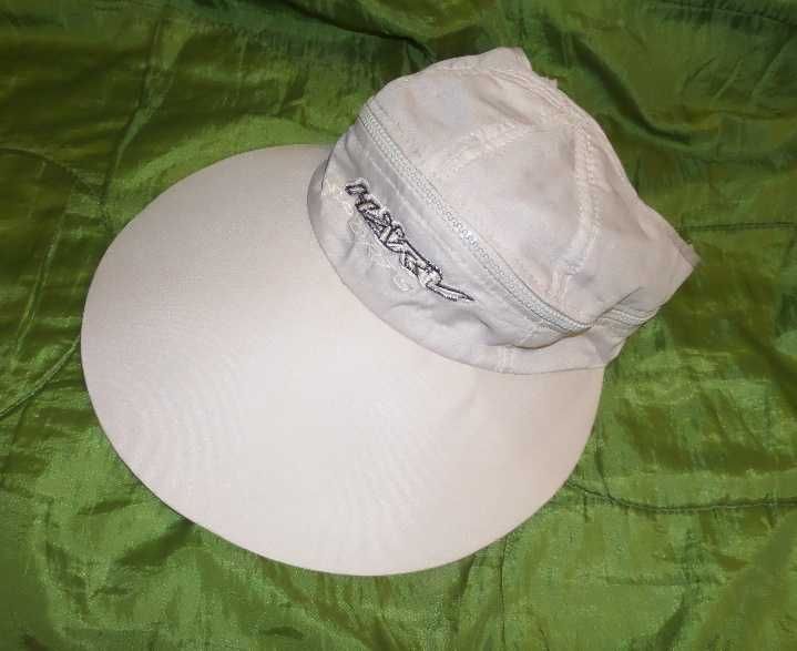 Шляпа панама с большим козырьком женская на липучке  One size.