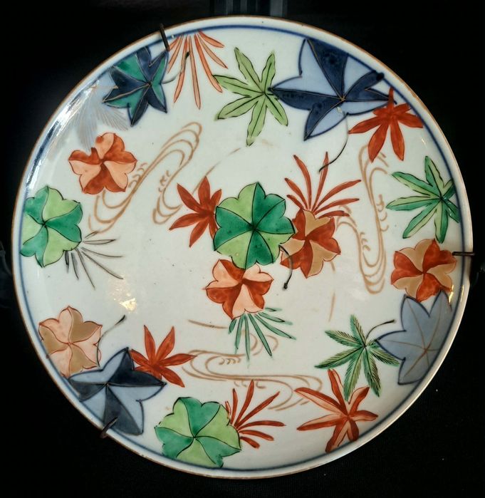 Prato  Imari japonês antigo