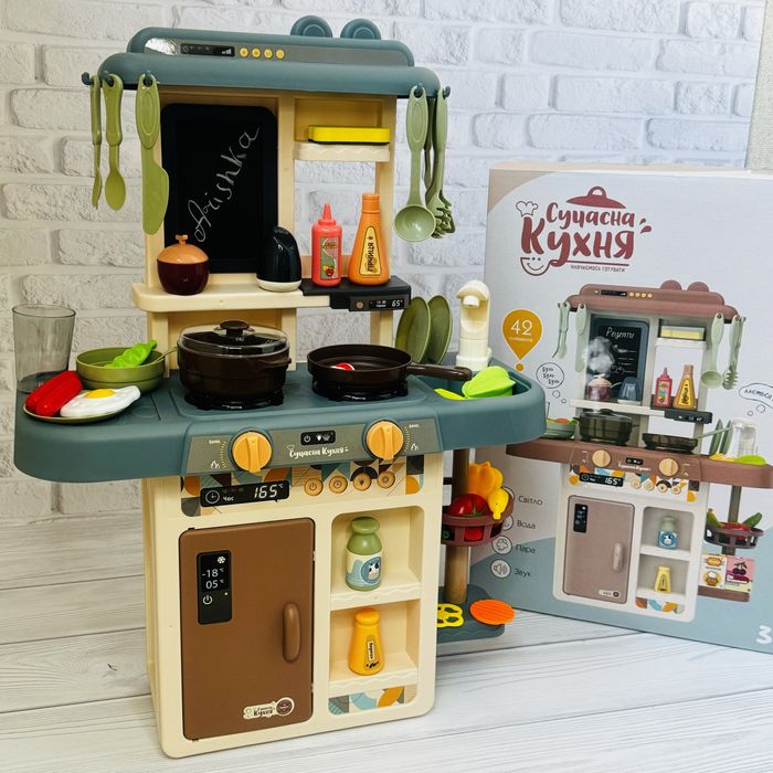 Детская игровая кухня Modern Kitchen с водой, и духовкой, 42 предметов