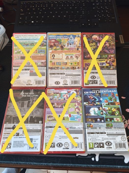 Jogos nintendo switch  (selados)