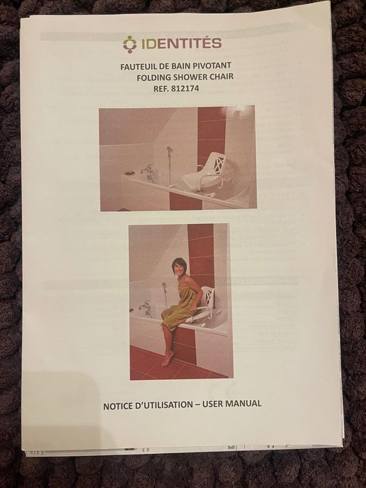 Cadeira de banho Giratória