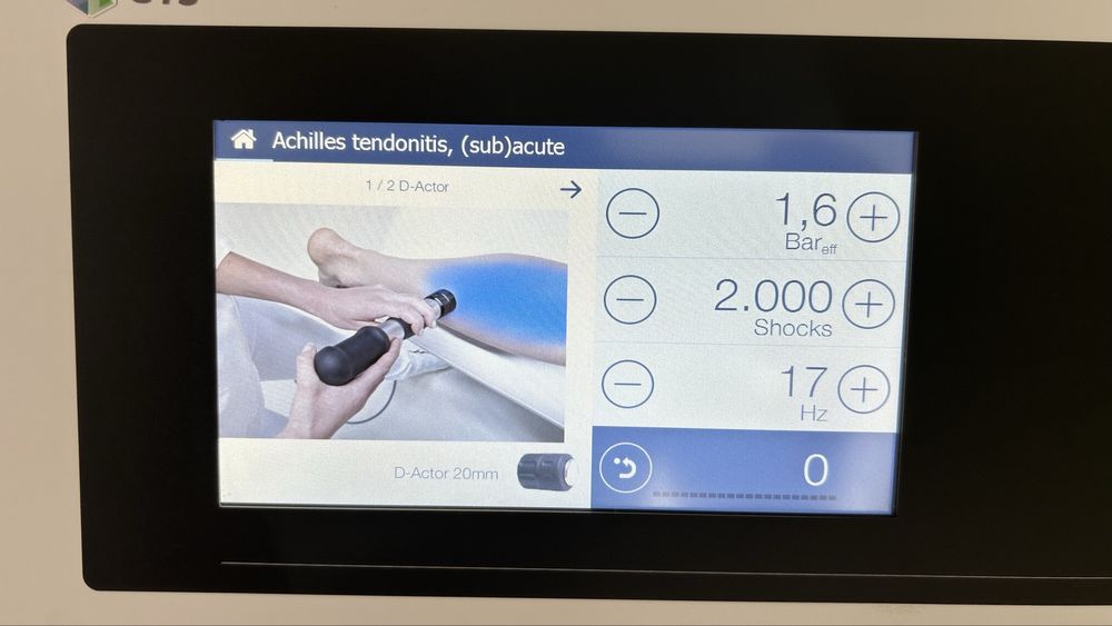 Shockmaster 300 equipamento de ondas de choque com compressor