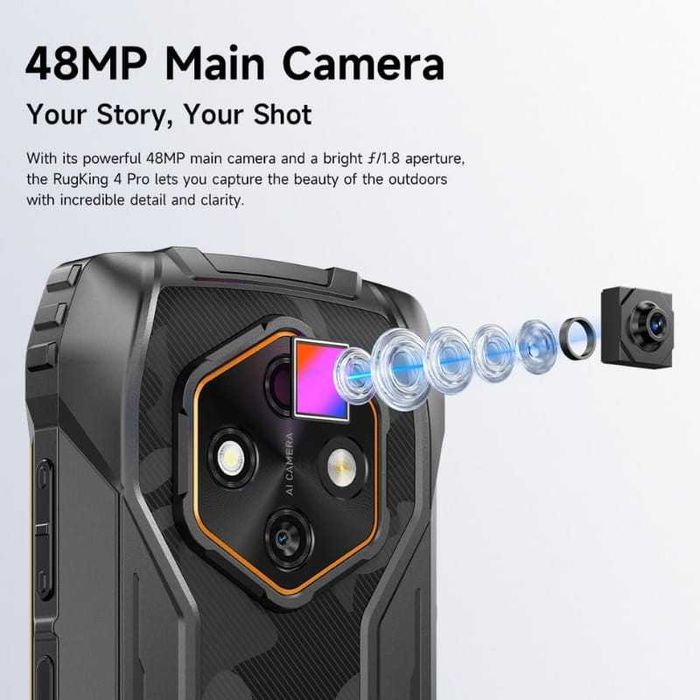 Ulefone RugKing 4 Pro 8GB/256GB IP69K 1.8GHz