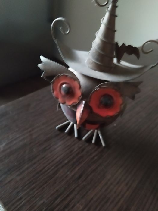 Металева фігурка Сова 15/10 сантиметрів