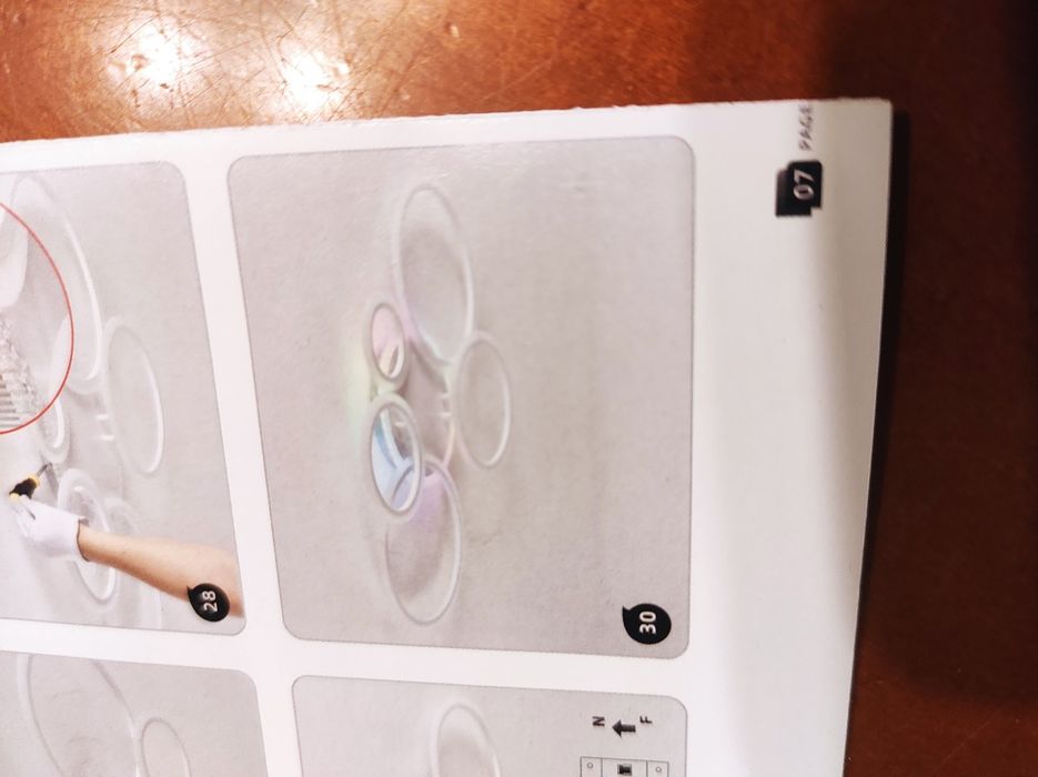 Lampa sufitowa RGB z pilotem Okręgi