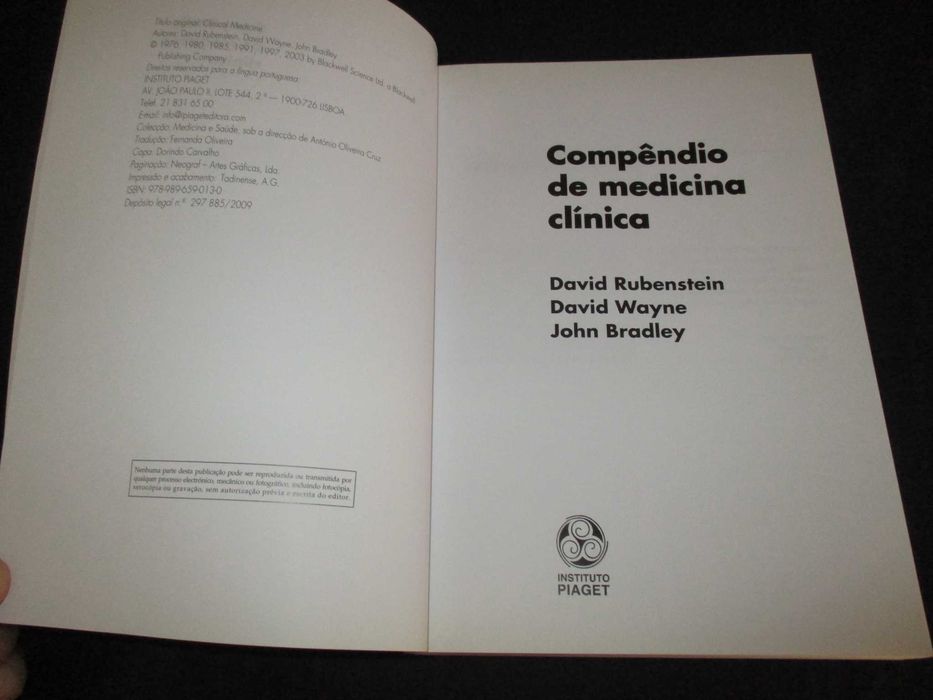 Livro Compêndio de Medicina Clínica Piaget