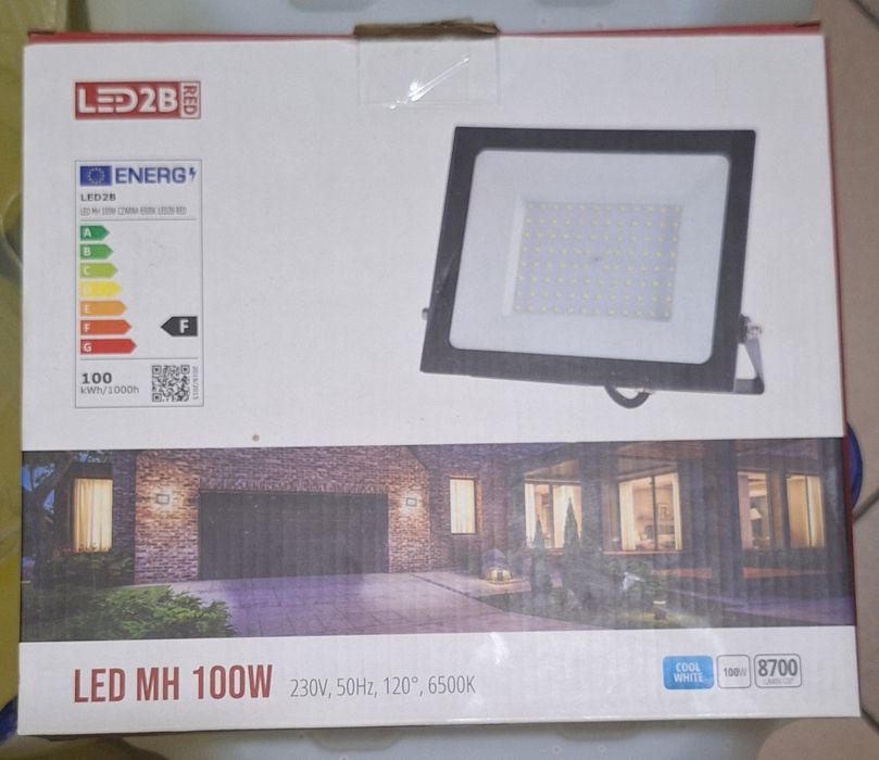 Naświetlacz LED 100W (LED2B RED) – nowy