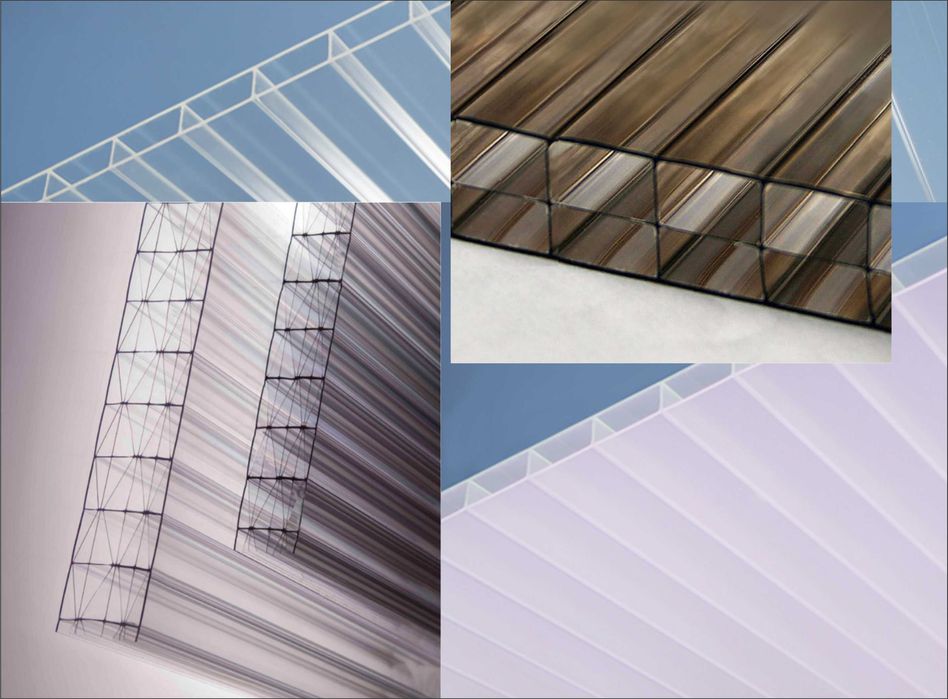 Poliwęglan komorowy szary grafit brąz biały na wymiar, woj. śląskie BB