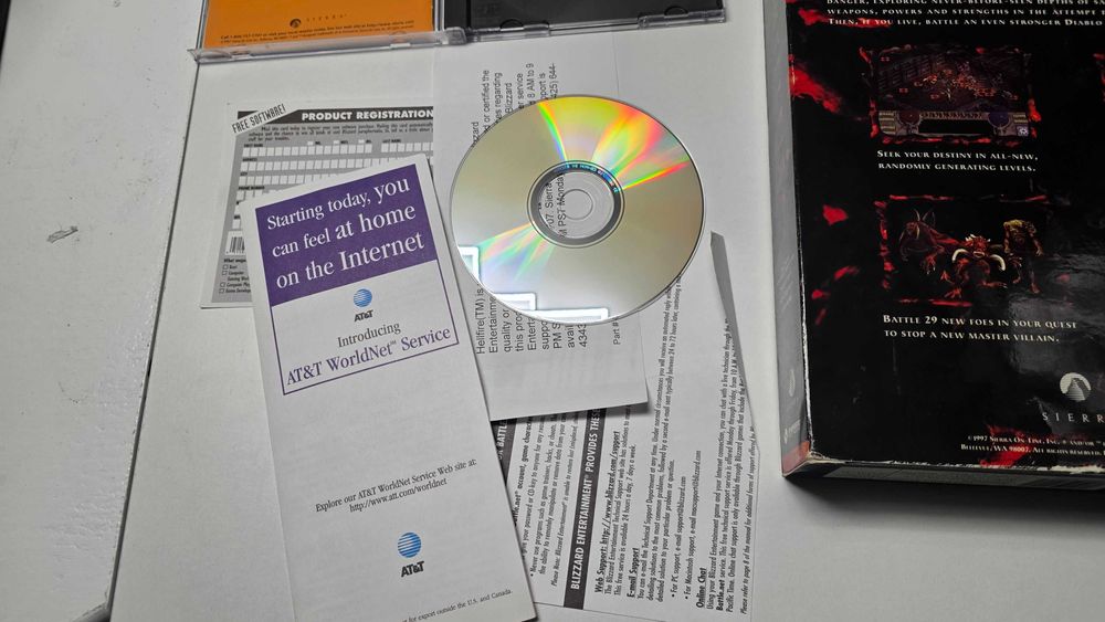 PC Diablo Hellfire premierowe wydanie big box